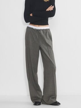 NWT equity babaton aritzia work pants heather gray